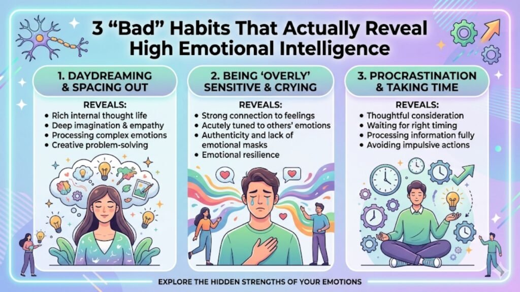 3 “Bad” Habits That Actually Reveal High Emotional Intelligence