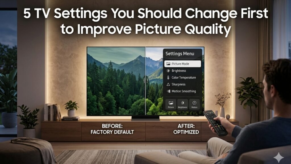 5 TV Settings You Should Change First to Improve Picture Quality