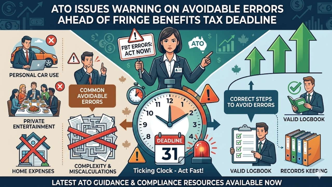 ATO Issues Warning on Avoidable Errors Ahead of Fringe Benefits Tax Deadline