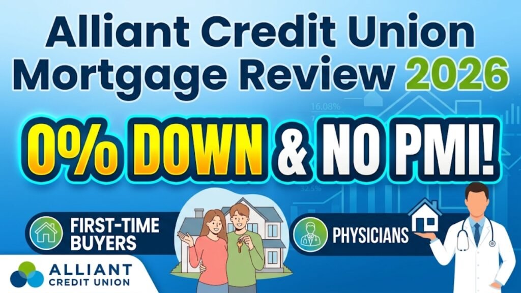 Alliant Credit Union Mortgage Review 2026: 0% Down & No PMI for First-Time Buyers and Physicians