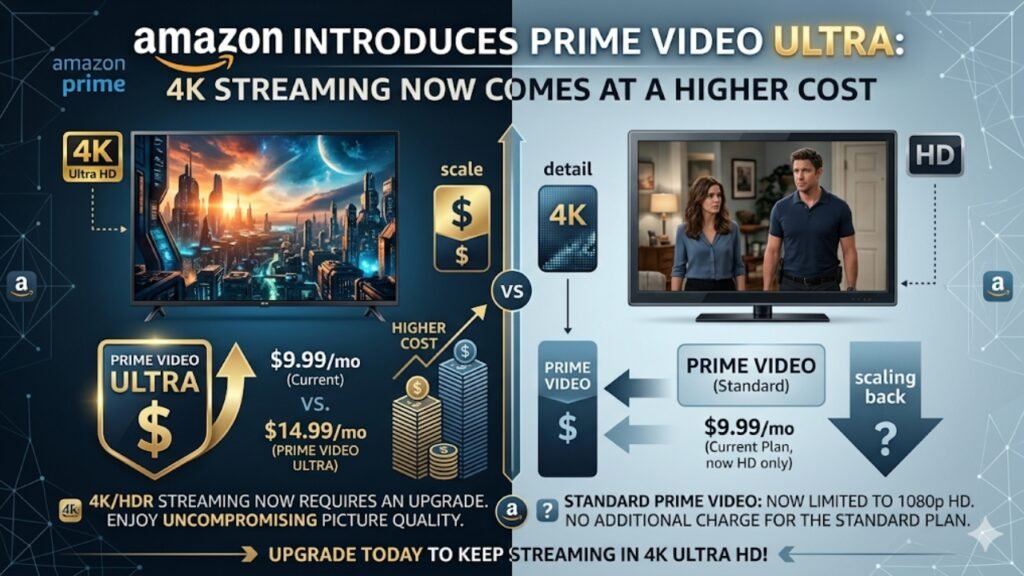 Amazon Introduces Prime Video Ultra: 4K Streaming Now Comes at a Higher Cost