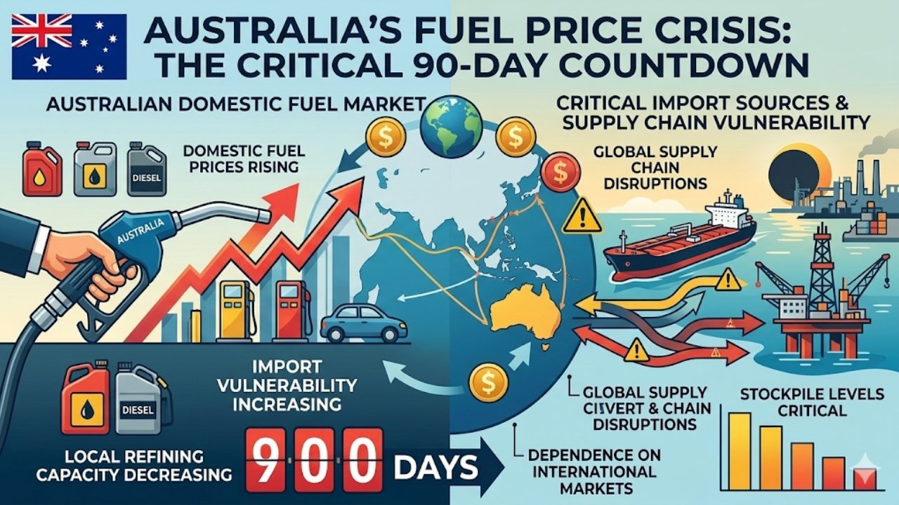 Australia’s Fuel Price Crisis: The Critical 90-Day Countdown