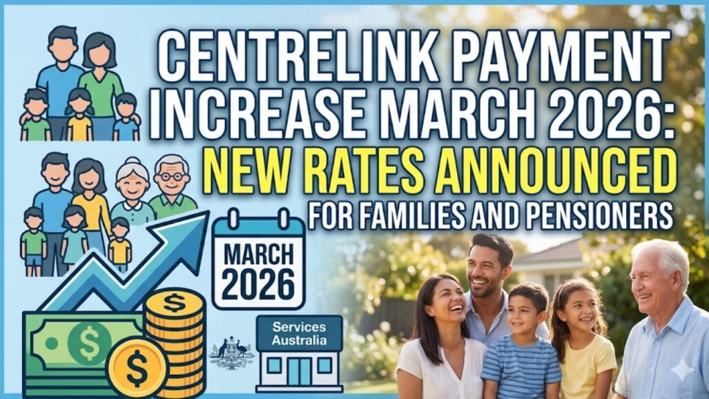 Centrelink Payment Increase March 2026: New Rates Announced for Families and Pensioners