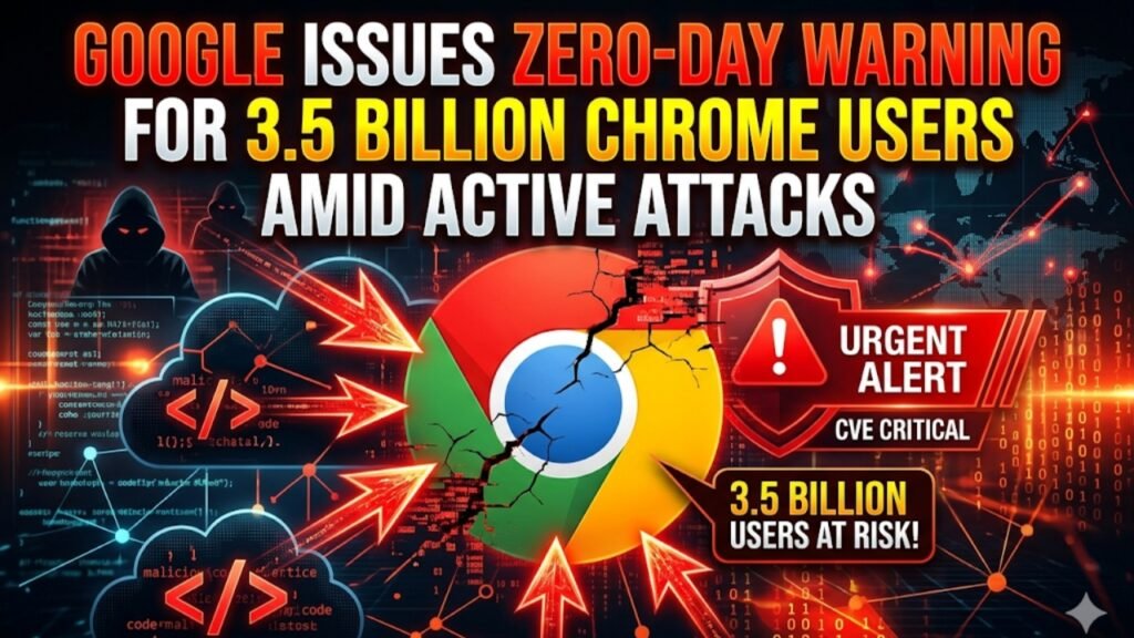 Google Issues Zero-Day Warning for 3.5 Billion Chrome Users Amid Active Attacks