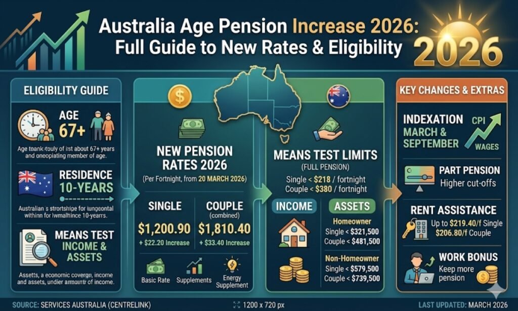 Australia Age Pension Increase 2026: Full Guide to New Rates & Eligibility