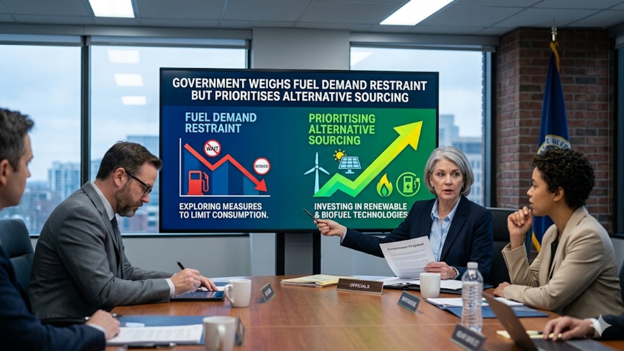 Government Weighs Fuel Demand Restraint but Prioritises Alternative Sourcing