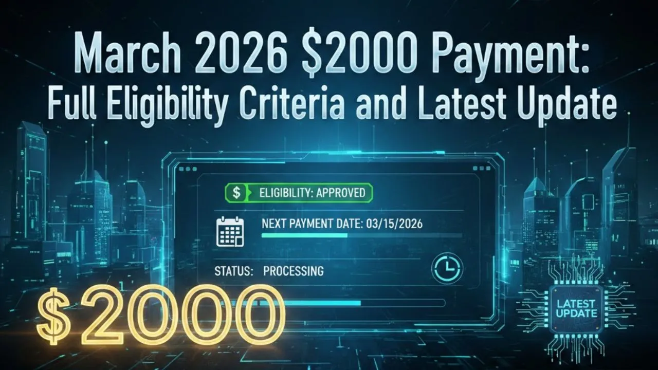 March 2026 $2000 Payment: Full Eligibility Criteria and Latest Update