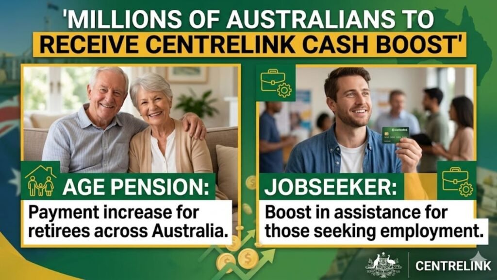 Millions of Australians to Receive Centrelink Cash Boost for Age Pension and JobSeeker