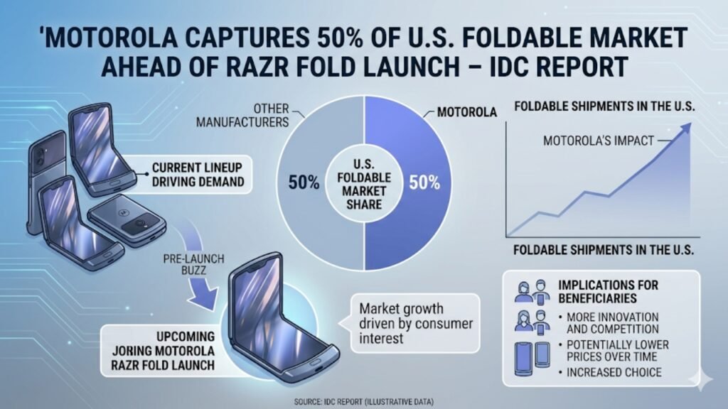 Motorola Captures 50% of U.S. Foldable Market Ahead of Razr Fold Launch – IDC Report