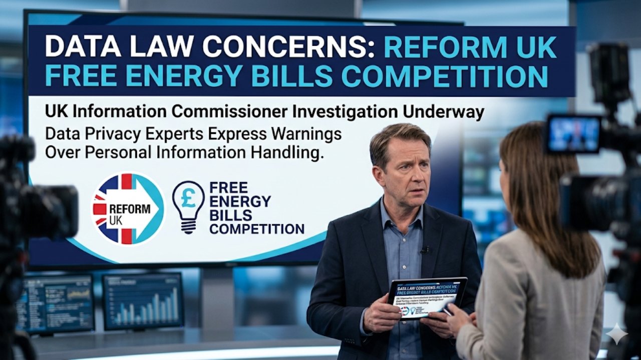 Reform UK Faces Data Law Concerns Over Free Energy Bills Competition