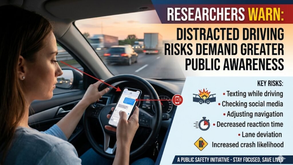 Researchers Warn: Distracted Driving Risks Demand Greater Public Awareness
