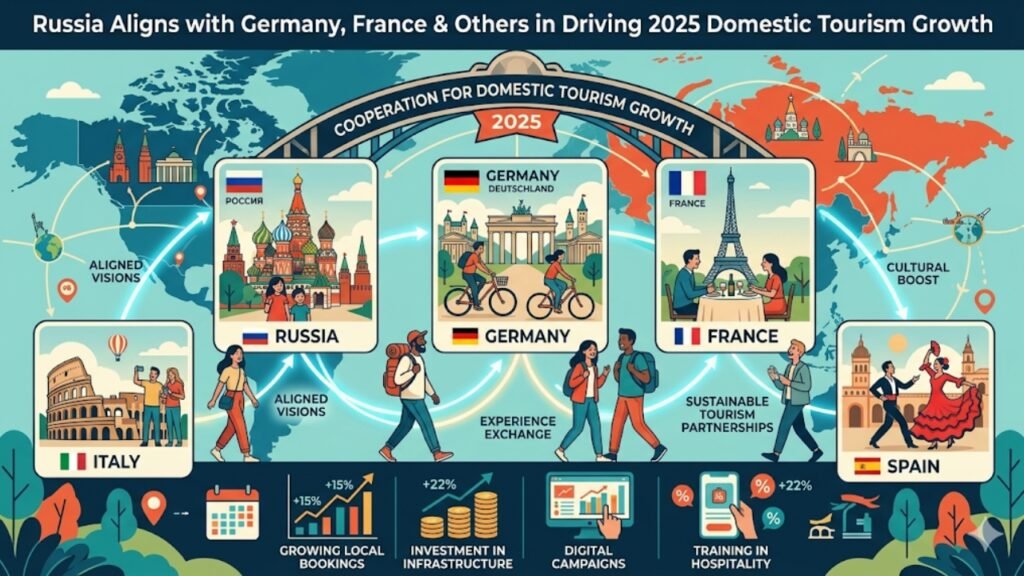Russia Aligns with Germany, France & Others in Driving 2025 Domestic Tourism Growth