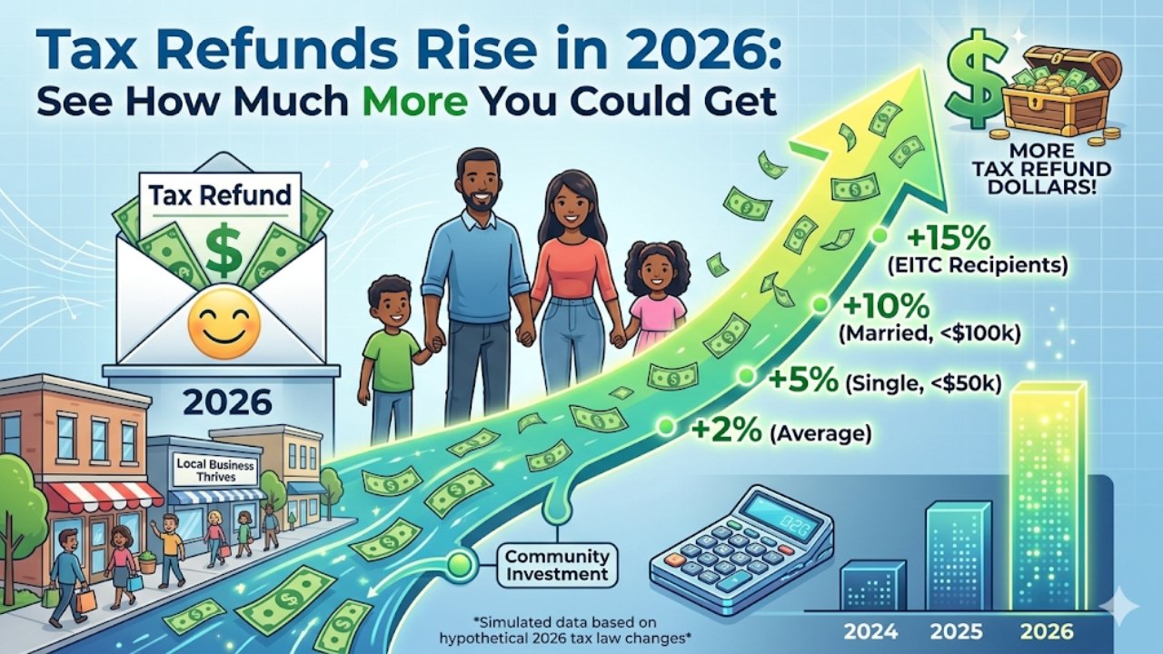 Tax Refunds Rise in 2026: See How Much More You Could Get