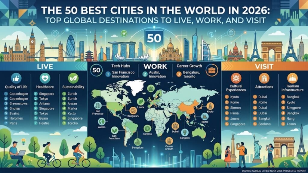 The 50 Best Cities in the World in 2026: Top Global Destinations to Live, Work, and Visit
