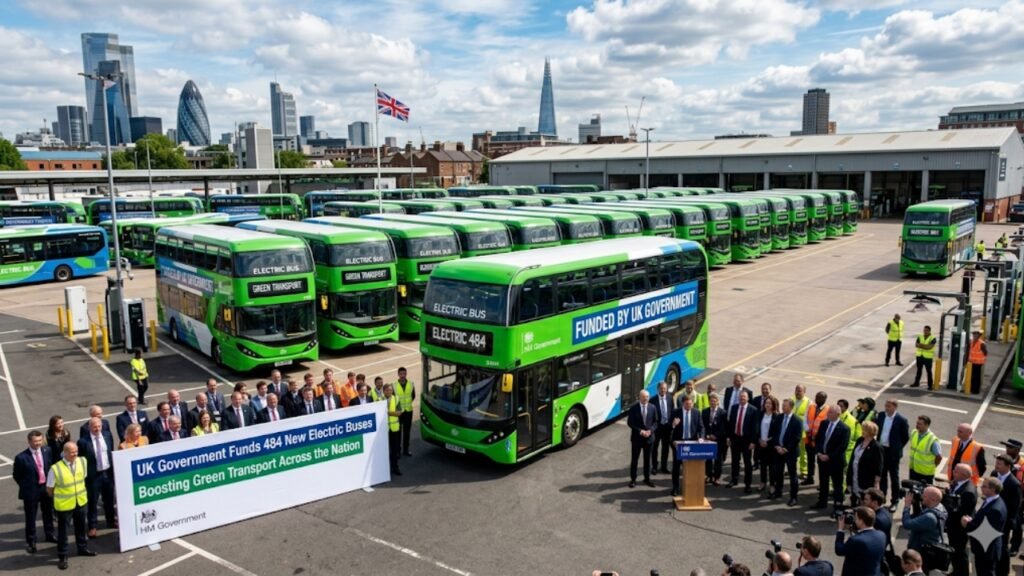 UK Government Funds 484 New Electric Buses to Boost Green Transport