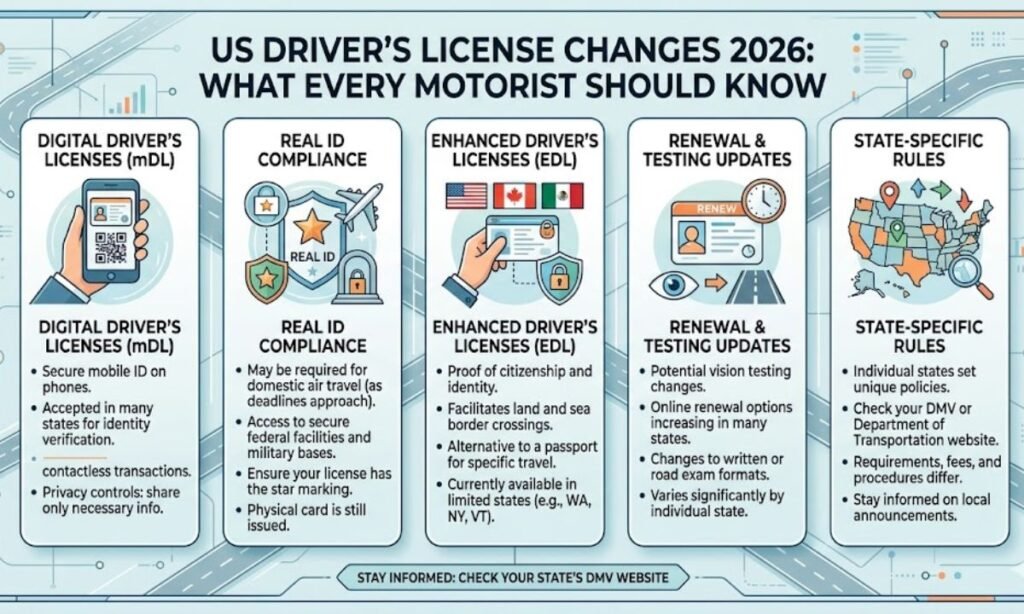 US Driver’s License Changes 2026: What Every Motorist Should Know